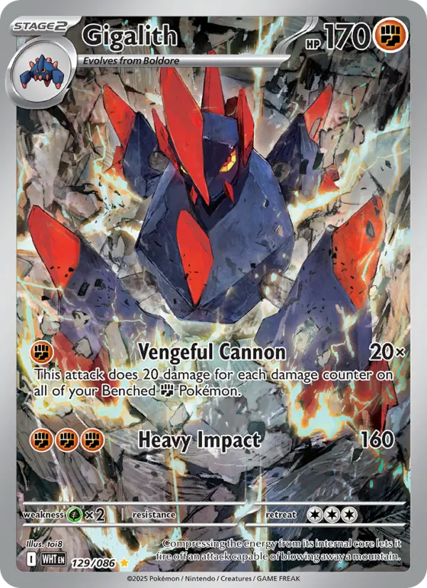 Gigalith, White Flare 129