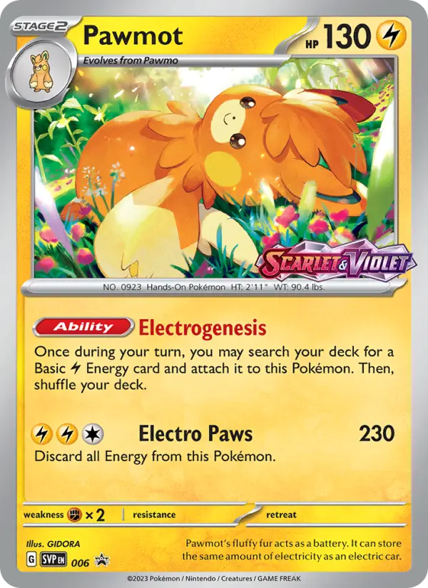 Pawmot, SVP Black Star Promos 006