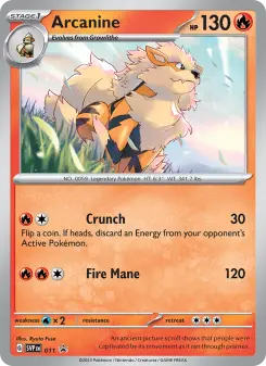 Arcanine, SVP Black Star Promos 011