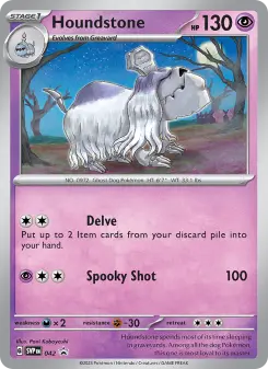 Houndstone, SVP Black Star Promos 042