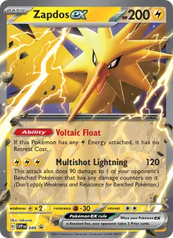 Zapdos ex, SVP Black Star Promos 049