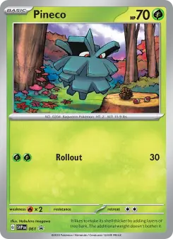 Pineco, SVP Black Star Promos 061