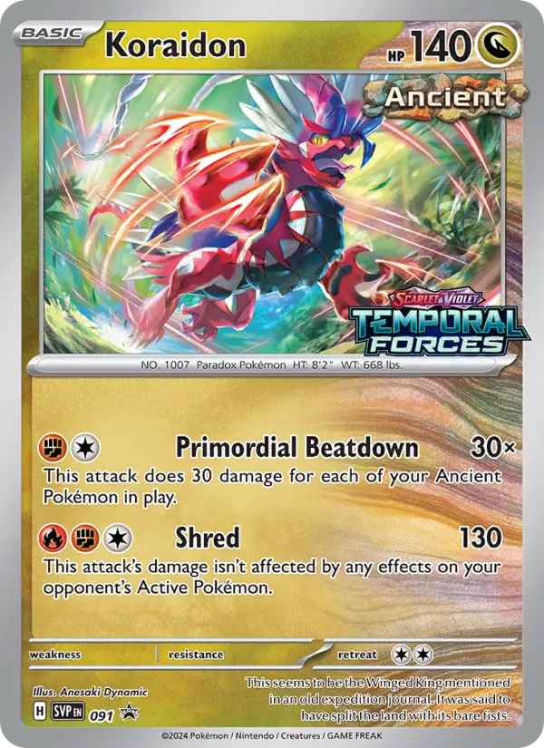 Koraidon, SVP Black Star Promos 091