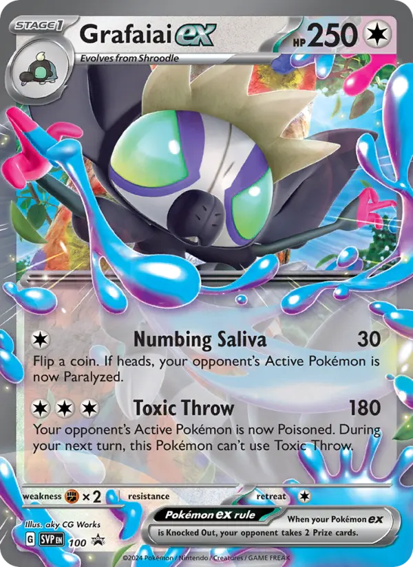 Grafaiai ex, SVP Black Star Promos 100
