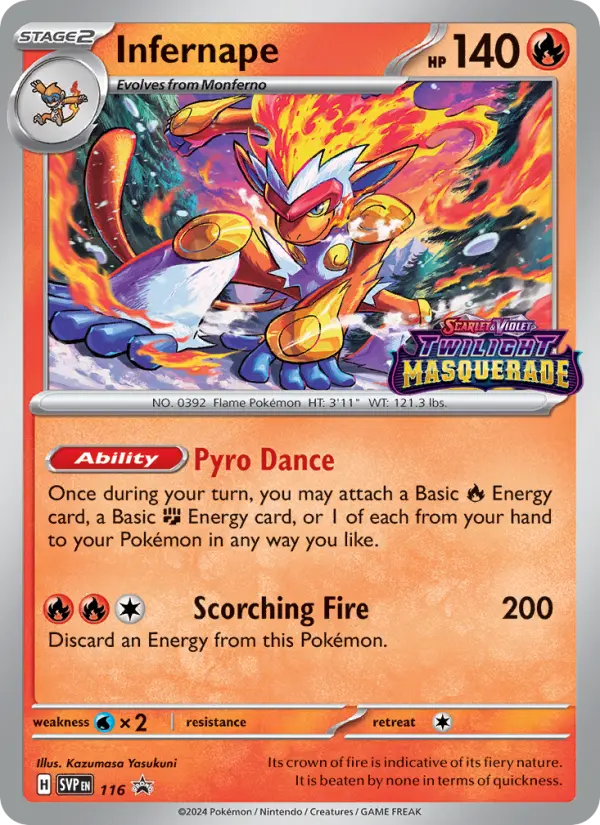 Infernape, SVP Black Star Promos 116