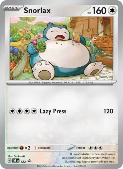 Snorlax, SVP Black Star Promos 122