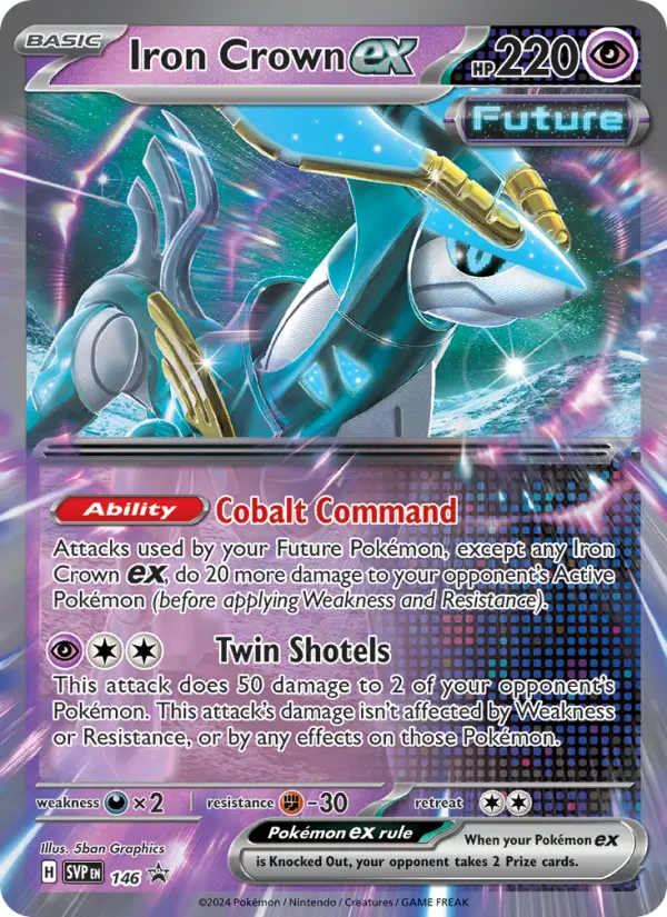 Iron Crown ex, SVP Black Star Promos 146