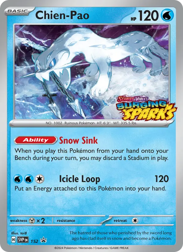Chien-Pao, SVP Black Star Promos 152