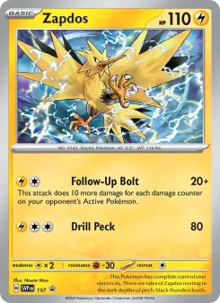 Zapdos, SVP Black Star Promos 157