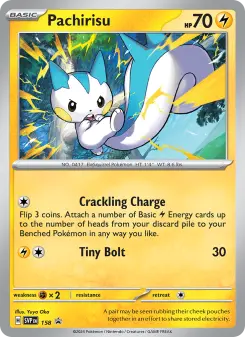 Pachirisu, SVP Black Star Promos 158