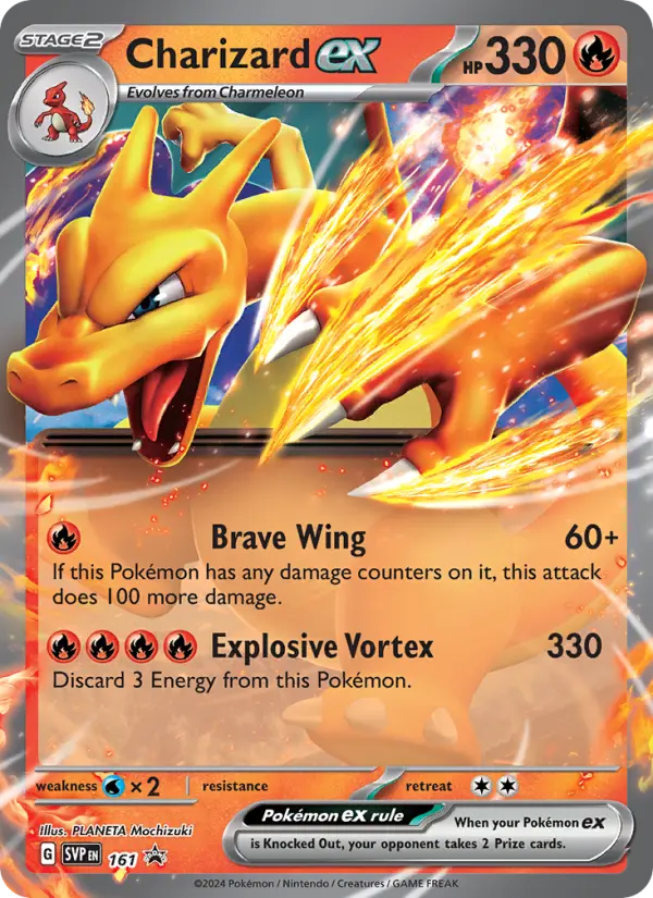 Charizard ex, SVP Black Star Promos 161