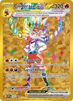 Cinderace ex, SVP Black Star Promos 163