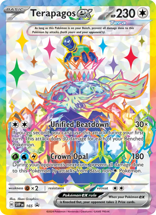 Terapagos ex, SVP Black Star Promos 165