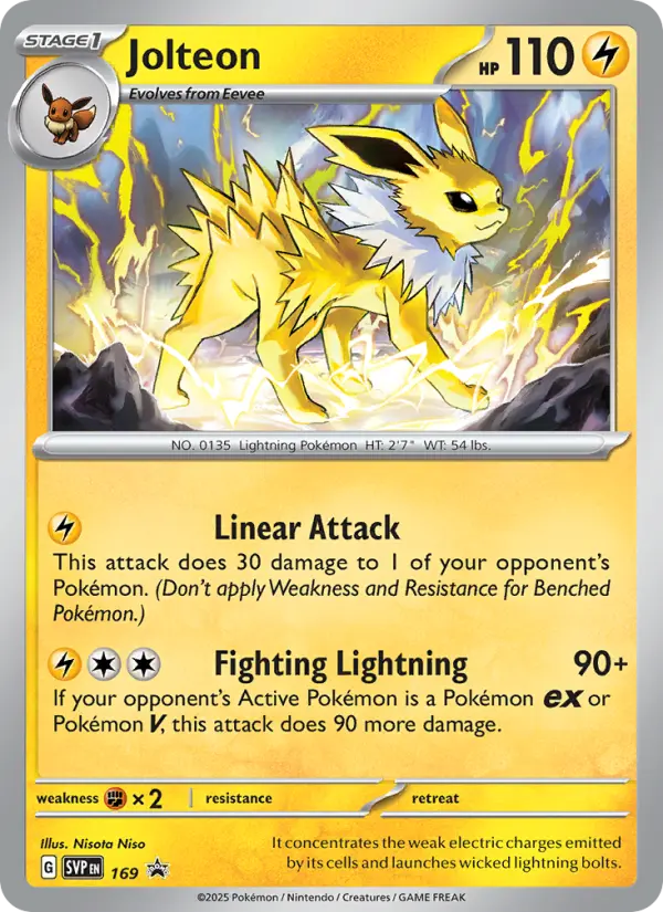 Jolteon, SVP Black Star Promos 169