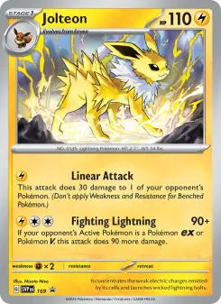 Jolteon, SVP Black Star Promos 169