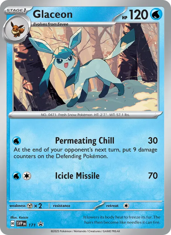 Glaceon, SVP Black Star Promos 171