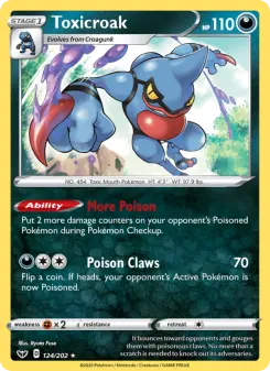Toxicroak, Sword & Shield 124