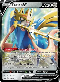 Zacian V, Sword & Shield 138