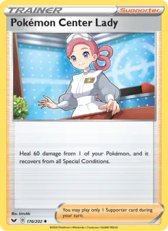 Pokémon Center Lady, Sword & Shield 176