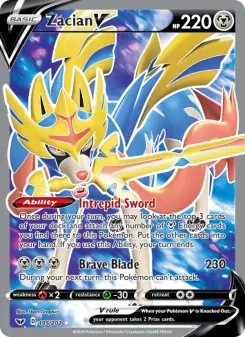 Zacian V, Sword & Shield 195
