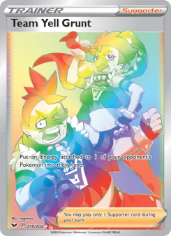 Team Yell Grunt, Sword & Shield 210