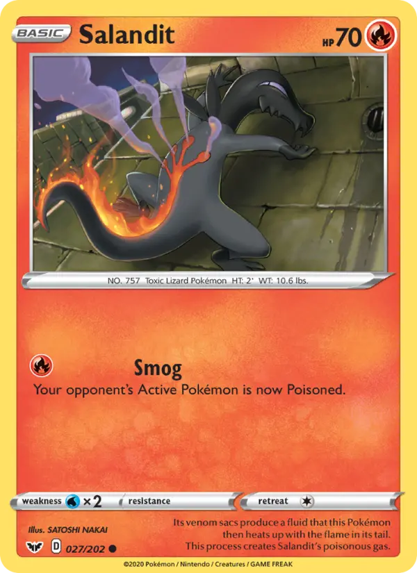 Salandit, Sword & Shield 27