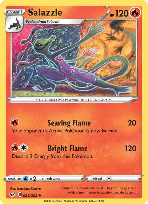 Salazzle, Sword & Shield 28