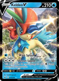Keldeo V, Sword & Shield 53