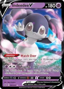 Indeedee V, Sword & Shield 91