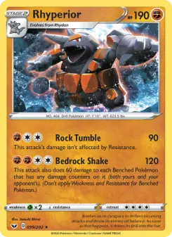 Rhyperior, Sword & Shield 99