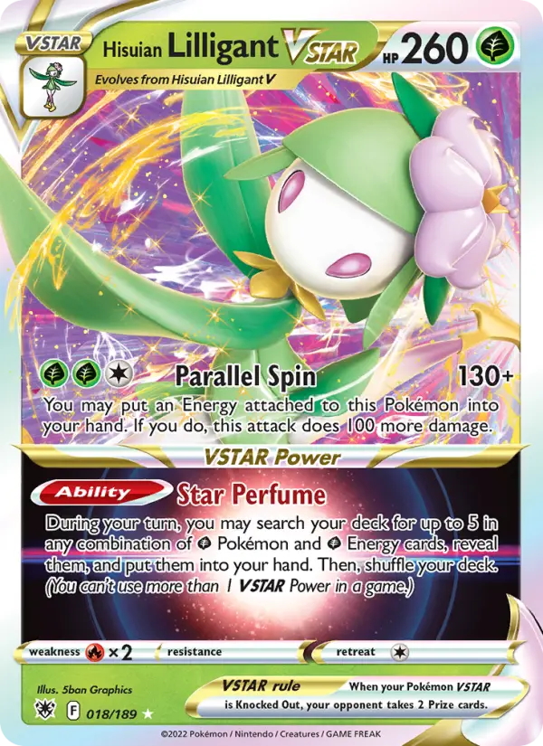 Hisuian Lilligant VSTAR, Astral Radiance 018