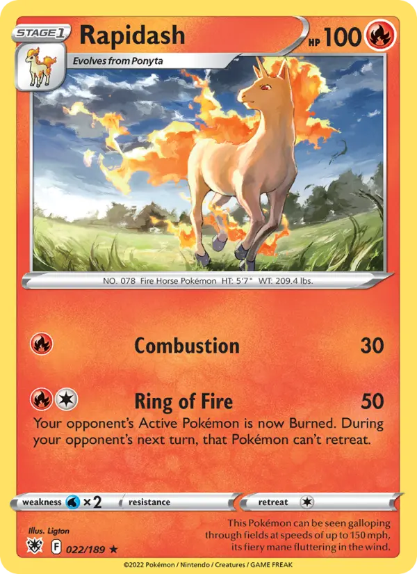 Rapidash, Astral Radiance 022