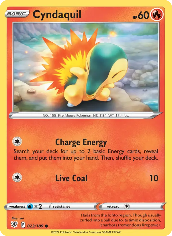 Cyndaquil, Astral Radiance 023