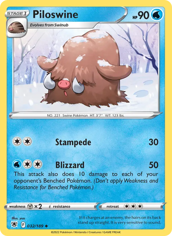 Piloswine, Astral Radiance 032