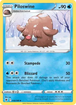 Piloswine, Astral Radiance 032
