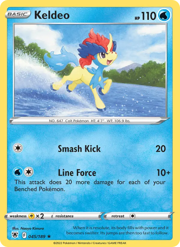 Keldeo, Astral Radiance 045