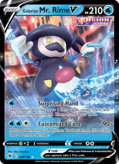 Galarian Mr. Rime V, Astral Radiance 049