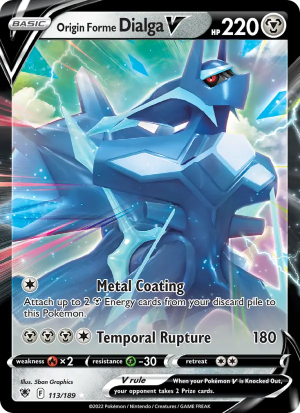 Origin Forme Dialga V, Astral Radiance 113