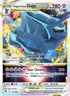 Origin Forme Dialga VSTAR, Astral Radiance 114