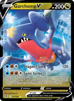 Garchomp V, Astral Radiance 117