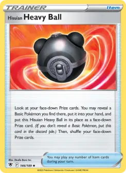 Hisuian Heavy Ball, Astral Radiance 146