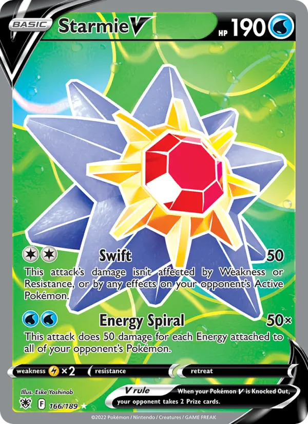 Starmie V, Astral Radiance 166