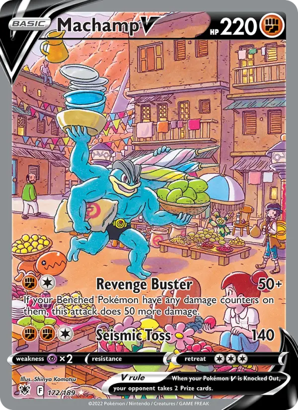 Machamp V, Astral Radiance 172