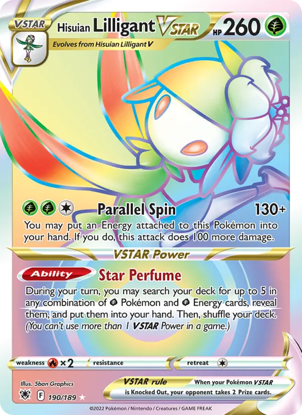 Hisuian Lilligant VSTAR, Astral Radiance 190