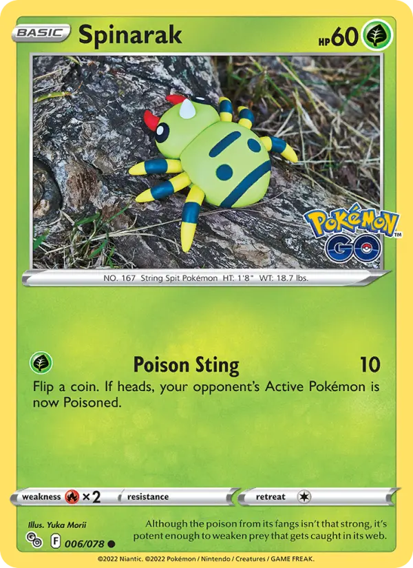 Spinarak, Pokémon GO 006