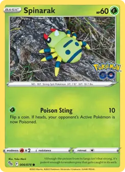 Spinarak, Pokémon GO 006