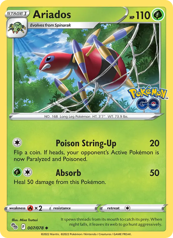 Ariados, Pokémon GO 007