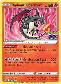 Radiant Charizard, Pokémon GO 011
