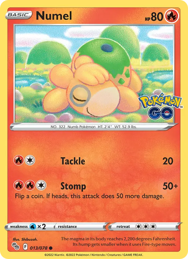 Numel, Pokémon GO 013