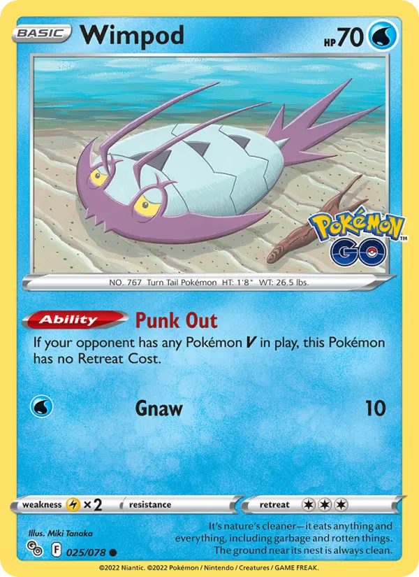 Wimpod, Pokémon GO 025